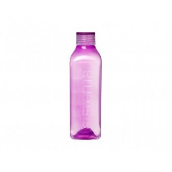 Бутылка квадратная фиолетовая 1 л Hydrate Sistema 890