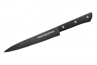 Нож слайсер с покрытием Black-coating L=19,6 см Shadow Samura SH-0045/A