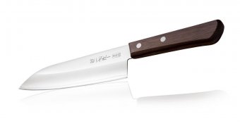 Универсальный кухонный нож сантоку Kanetsugu, рукоять дерево 2003