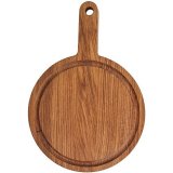 Доска для пиццы круглая с ручкой(11.5см) D=25 см PPwood 4090876