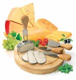 Набор для резки сыра «РОКФОР» (4 предмета+доска)