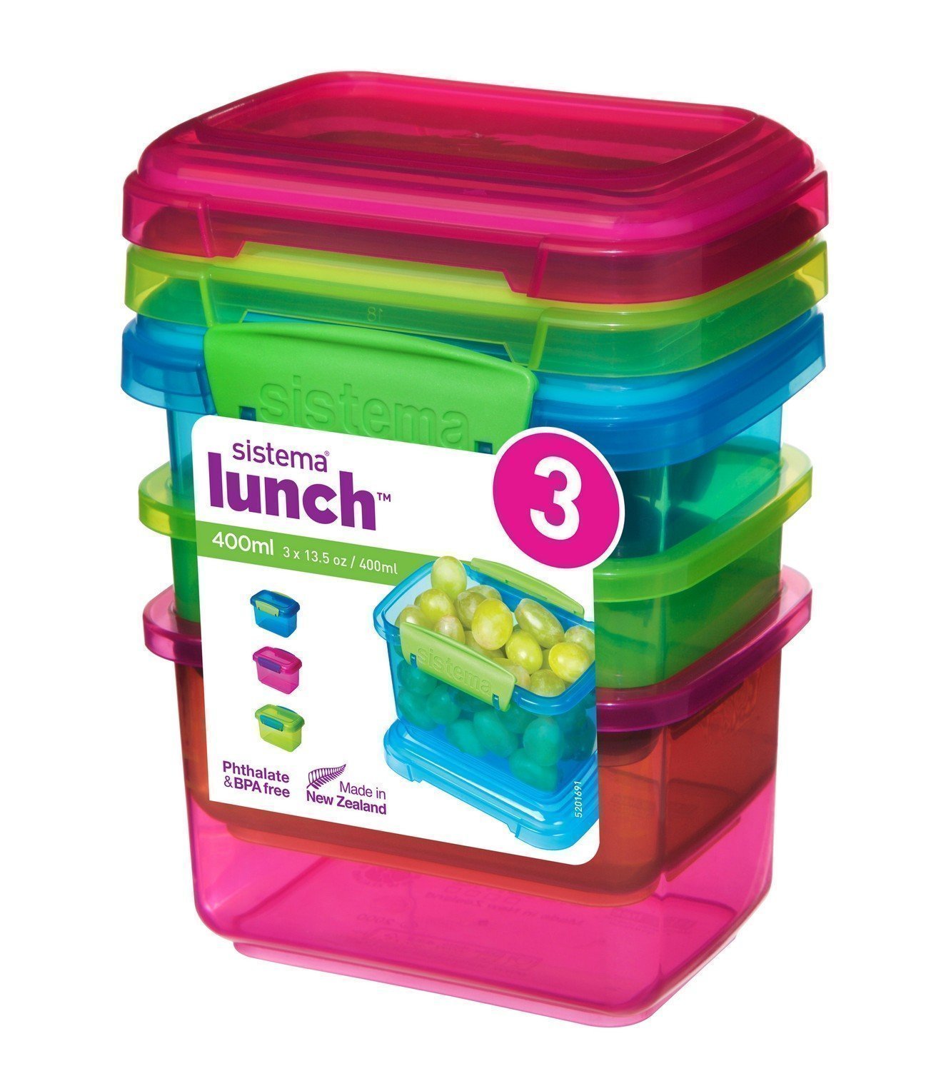 Sistema 41524 Lunch Collection Food storage containers, Blue