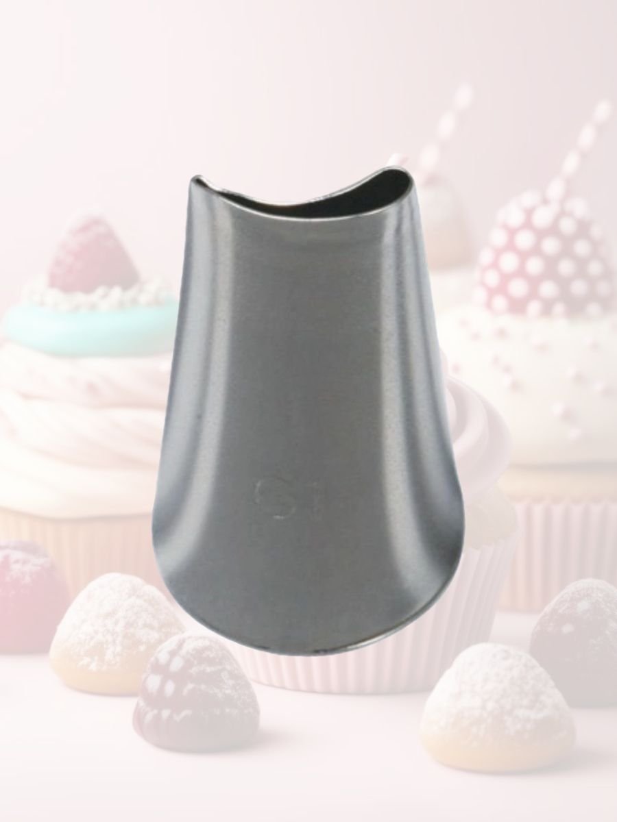 Насадка для кондитерского мешка №61 "Лепесток розы, изогнутый" SAM UN