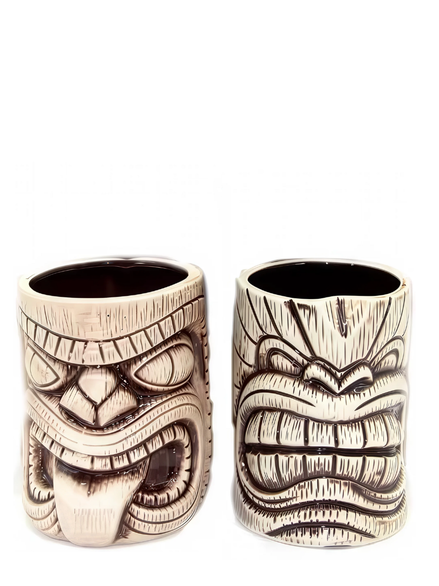 Набор керамических тики-стаканов для коктейлей: Lono, Kanaloa, 2 штуки