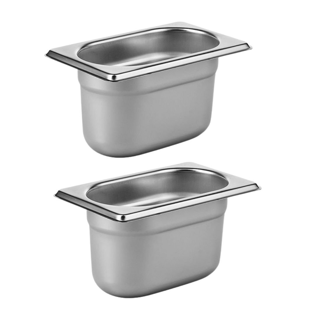 Гастроемкость 1/9 H=100 мм L=176 мм B=108 мм, 2 штуки ULMI