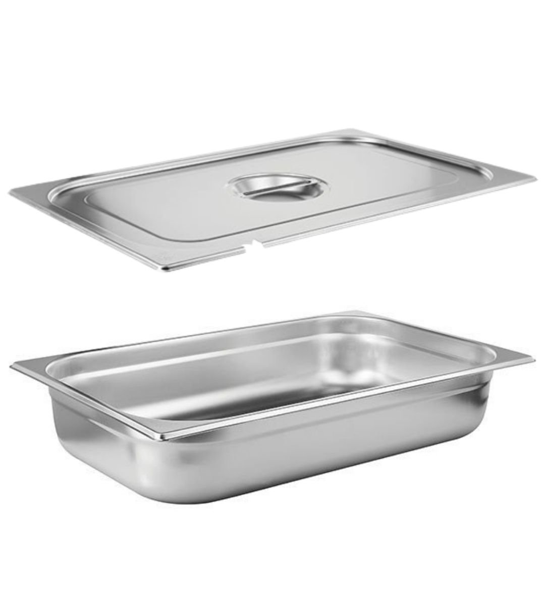 Гастроемкость GN 1/1 х 100 мм с крышкой с вырезом ULMI