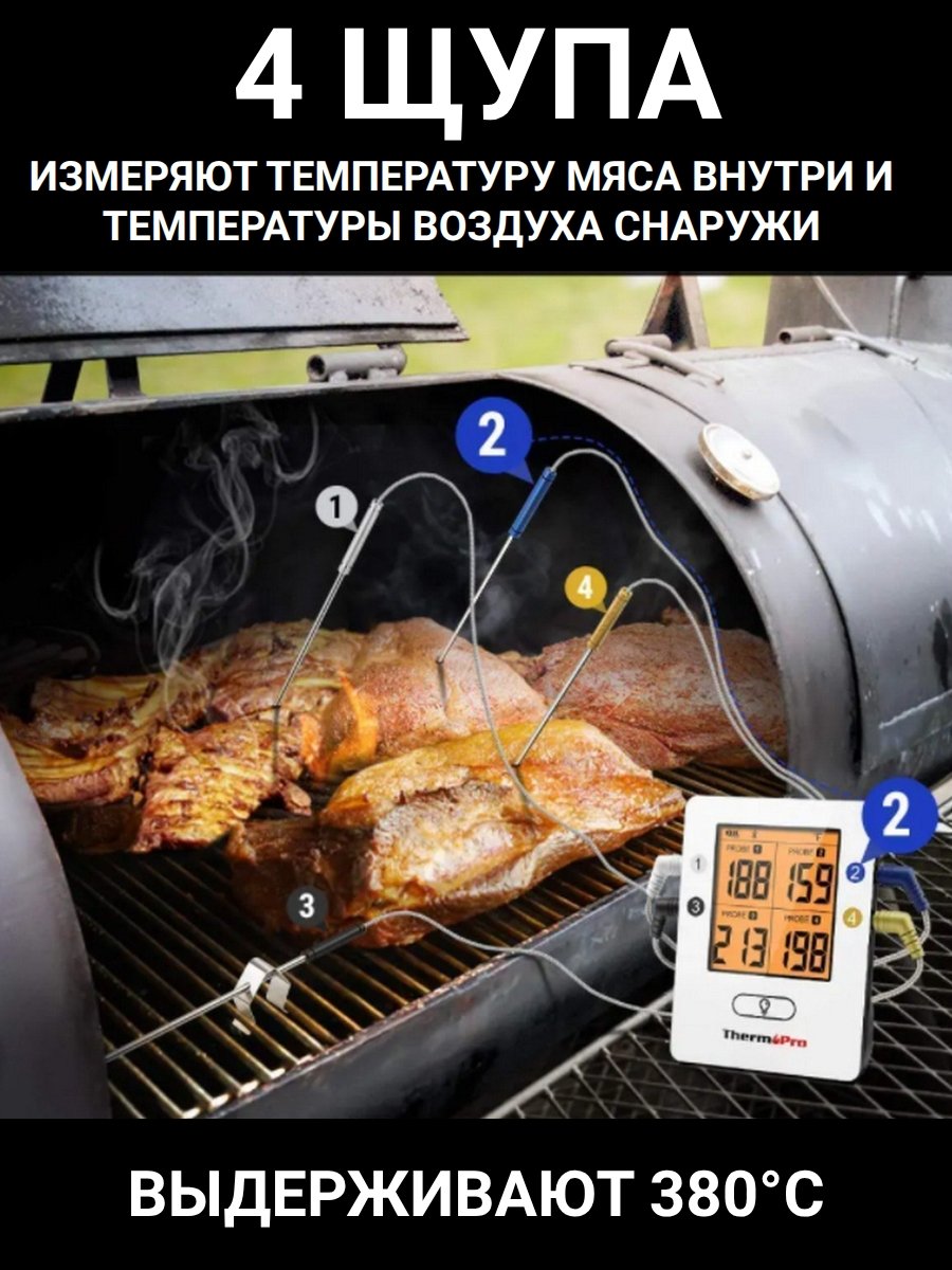 Кулинарный термометр для духовки, мяса цифровой Thermopro TP-25-2026