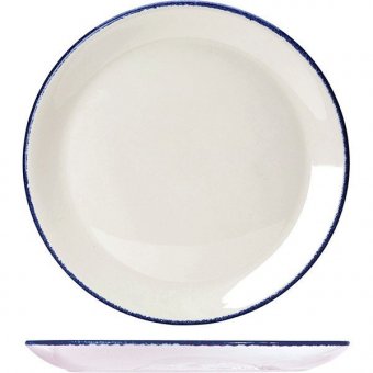 Тарелка пирожковая «Блю дэппл» фарфор D=15.3 см Steelite 3010370
