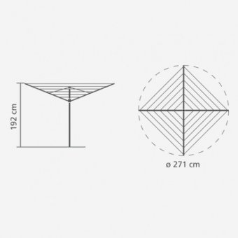 Сушилка Topspinner Brabantia 310744