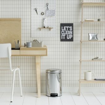Мусорный бак с педалью newIcon 12л (внутреннее металлическое ведро) Brabantia 113888
