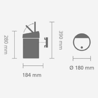 Ведро для мусора Touch Bin (3л) Brabantia 364488