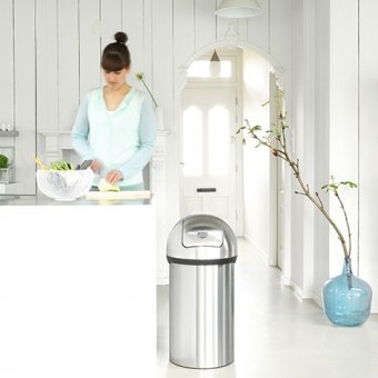 Мусорный бак с нажимной крышкой (60л) Brabantia 484520