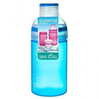 Питьевая бутылка Трио синяя 480 мл Hydrate Sistema 820