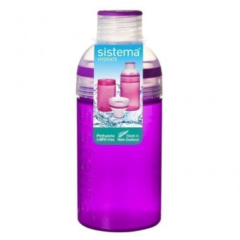 Питьевая бутылка Трио фиолетовая 480 мл Hydrate Sistema 820