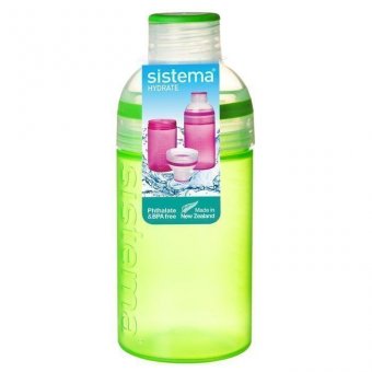 Питьевая бутылка Трио зеленая 580 мл Hydrate Sistema 830