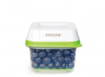 Контейнер квадратный 591 мл Fresh works Sistema 53105