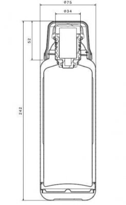 Вакуумный бытовой термос для напитков bobber Flask-470 матовый