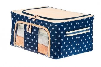 Органайзер для вещей на каркасе 40х30х20см, синий TD 0614