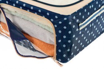 Органайзер для вещей на каркасе 40х30х20см, синий TD 0614