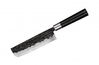 Набор: нож накири L=16,8 cм, гвоздичное масло, салфетка Blacksmith Samura SBL-0043C/Y