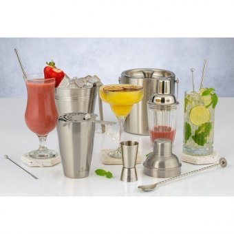 Набор из 6 соломинок из нержавеющей стали barware арт. v_0302.213