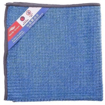 Тряпка для мытья стекол из микрофибры 30х30 см 15353