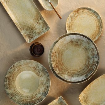 Тарелка мелкая «Нанокрем 891232» D=21 см Kutahya 3014420