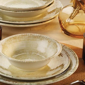 Тарелка мелкая «Нанокрем 891232» D=21 см Kutahya 3014420