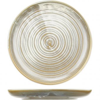Тарелка с бортом «Агава» D=20,5 см Kunstwerk 3013470