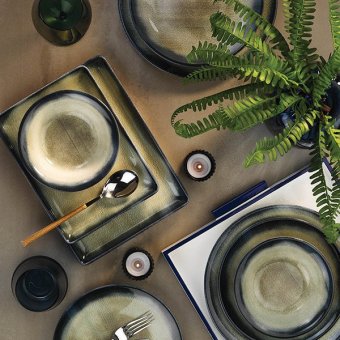 Тарелка прямоугольная «Нанокрем 890233» L=23, B=17 см Kutahya 3014493