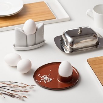 Тарелка с подставкой для яйца D=15,6 см Serax 3171754