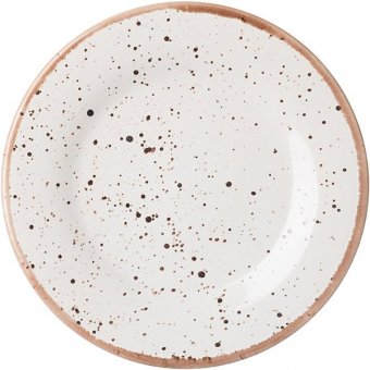 Тарелка мелкая фарфоровая D=20 см Борисовская Керамика 3013287