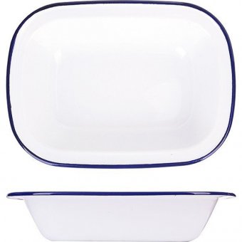 Блюдо эмалированная сталь 24х17.5 см TouchLife 213088