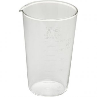 Мензурка ТС ГОСТ-1770-74 250 мл D=75/55 мм H=125 мм HLP-2 2040211
