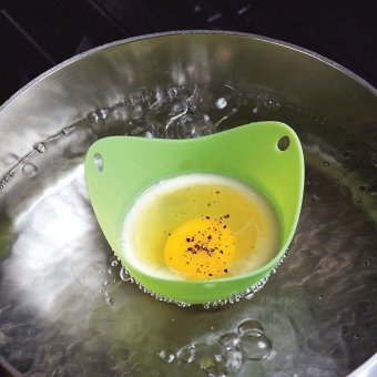 Набор для варки яиц без скорлупы, пластик, 6шт + сепаратор для желтков