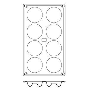 Форма для кондитерских изделий Цветок 6.5х2.1 см силикон Paderno 4140957