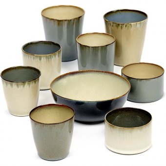 Салатник D=13.7,H=6см серый/синий Serax 3031723