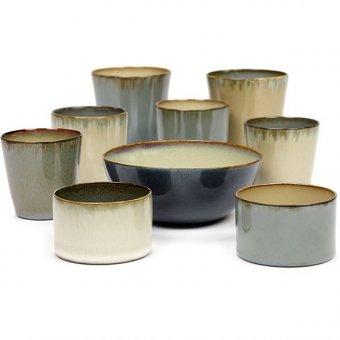 Салатник D=13.7,H=6см серый/синий Serax 3031723