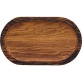 Блюдо для подачи овальное дуб 30х18 см PPwood 3021831