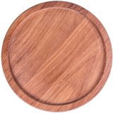 Доска для подачи круглая без ручки дуб D=24 см PPwood 4090791