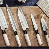 Нож кухонный «Накири» двусторонняя заточка L=29.5/16.5 см Sekiryu 4072467