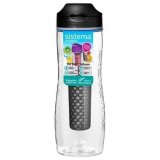 Бутылка для воды черная из тритана 800 мл Hydrate Sistema 660