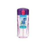 Бутылка для воды с трубочкой из тритана фиолетовая 520 мл Hydrate Sistema 620