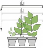 Домашний фитосветильник "Растущий светильник" 9 Ватт