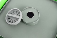 Корзина-раковина пластиковая складная с ручками 9 л, зеленая TD 0534