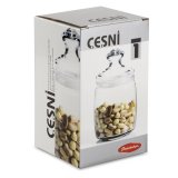 Банка с крышкой "Cesni" для сыпучих продуктов, 1 шт, 940 мл, стекло, PASABAHCE, 97560