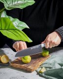 Нож кухонный сантоку L=175 мм Samura Harakiri SHR-0095W/K