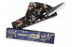 Набор нож сантоку L=182 мм Samura Super 5, гвоздичное масло, салфетка SP5-0095C/K