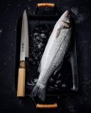 Кухонный нож для рыбы и мяса Fuji Cutlery Ryutoku, рукоять магнолия FC-575