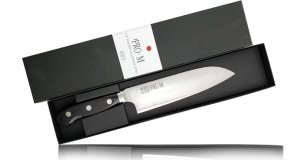 Универсальный кухонный нож сантоку Kanetsugu, рукоять ламинированное дерево 7003